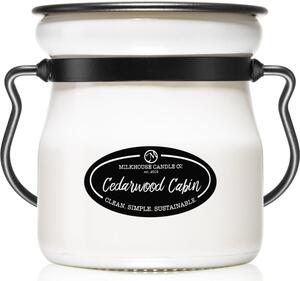 Milkhouse Candle Co. Creamery Cedarwood Cabin vonná sviečka Cream Jar 142 g