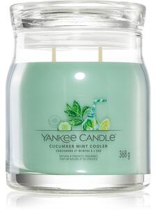 Yankee Candle Cucumber Mint Cooler vonná sviečka Signature 368 g
