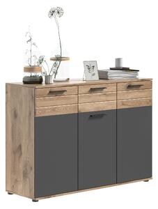 KOMODA, sivá, farba duba, 120/87/40 cm MID.YOU - Predsieňové programy, Online Only