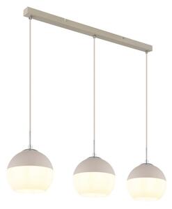 Závesné svietidlo 3x E27 piesková, opálová IP20 GLOBO lighting RAGUSA 15999-3H