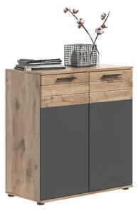 KOMODA, sivá, farba duba, 80/87/40 cm MID.YOU - Predsieňové programy, Online Only