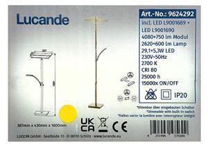Lucande Lucande - LED Stmievateľná stojacia lampa PARTHENA LED/29,1W/230V + LED/5,3W/230V LW0512 + záruka 3 roky zadarmo