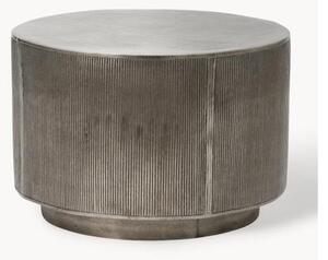 Okrúhly kovový konferenčný stolík s patinou Rota