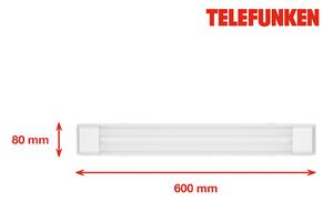 Stropné LED svetlo Maat, dĺžka 60 cm, biela, 840