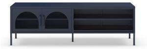Tmavomodrý TV stolík 160x50 cm Diora – Marckeric
