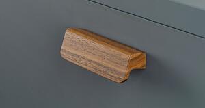Úchytka drevená Viefe FLAP / orech / 416/1056 mm