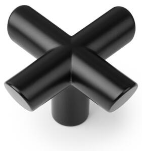 Úchytka knobka Viefe EQUIS / čierna matná / 40 x 40 mm