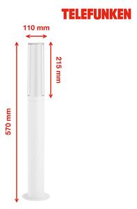 Telefunken Bristol LED svietidlo, 57 cm, biela