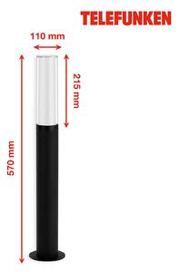 Telefunken Bristol LED svietidlo, 57 cm, čierna