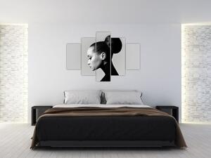 Obraz - Profil krásnej ženy (150x105 cm)
