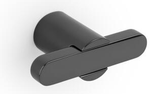 Úchytka knobka Viefe FUSION / leštená čierna titanium / 58 mm