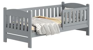 Detská posteľ drevená Alvins DP 002 - šedý, 90x200