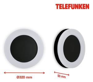Telefunken Rixi vonkajšie LED svietidlo, čierna