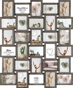 RÁM NA FOTOKOLÁŽ, 30 foto 10 cm x 15 cm - Rámy na obrazy, Online Only