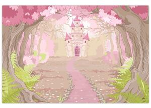 Obraz - Cesta do ružového kráľovstva (90x60 cm)