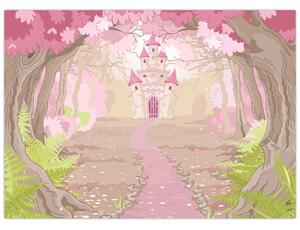 Obraz - Cesta do ružového kráľovstva (70x50 cm)