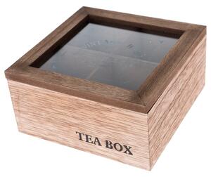 Krabica na čajové vrecká TEABOX prírodná