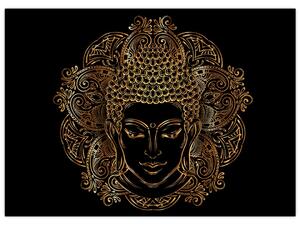 Obraz zlatého Budhu (70x50 cm)