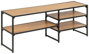 SKRINKA POD TV, čierna, divoký dub, 120/46/33 cm - Online Only drobný nábytok, Online Only