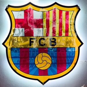 Svietiaci obraz Logo FC Barcelona - Legendy