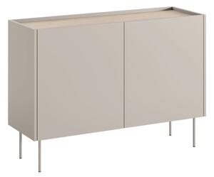 Komoda Desin 120 cm dvojdverová - kašmír / dub nagano