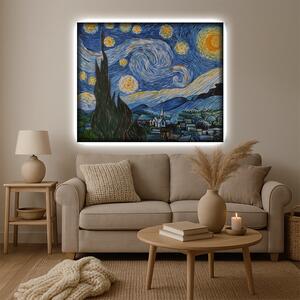 Svietiaci obraz - Hviezdna obloha - Vincent van Gogh