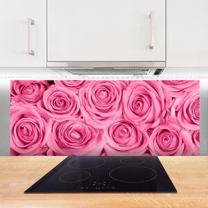 Nástenný panel  Ruže kvety rastlina 125x50 cm