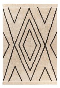 KOBEREC, 120/170 cm krémová, čierna - Online Only bytové doplnky, Online Only