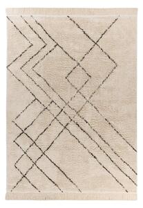 KOBEREC, 120/170 cm krémová, čierna - Online Only bytové doplnky, Online Only