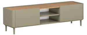 TV skrinka Elivo 170 cm na nožičkách - eukalyptus / dub baltic dune