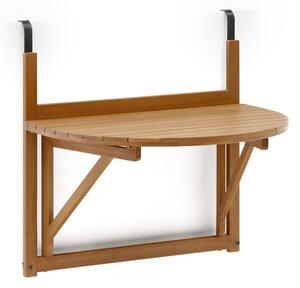 Závesný balkónový stolík z masívu akácie 50x70 cm Amarilis – Kave Home