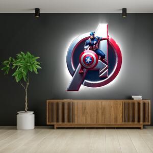Svietiaci obraz - Capitan America