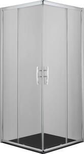ROHOVÝ VSTUP, chrómová, 90/200/90 cm - Kúpeľňové skrinky, Online Only