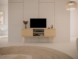 Benlemi Dizajnový TV stolík so šírkou 120 cm TORONTO dub artisan