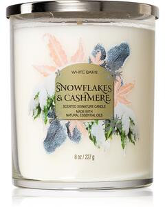 Bath & Body Works Snowflakes & Cashmere vonná sviečka 227 g