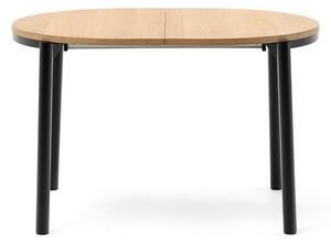 Rozkladací jedálenský stôl s doskou v dubovom dekore v prírodnej farbe 90x120 cm Montuiri – Kave Home