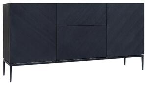 ŠIROKÁ KOMODA, čierna, 160/80/40 cm home24 - Online Only drobný nábytok, Online Only