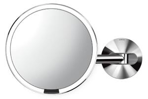 Nástenné/kozmetické zrkadlo s osvetlením/zväčšovacie (5x) ø 20 cm Sensor – simplehuman