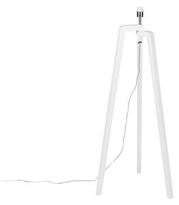 Moderná stojaca lampa biela bez tienidla - Puros
