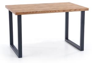 HALMAR Jídelní rozkládací stůl Horus 126/206 cm dub jasný/černý