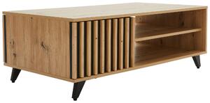 KONFERENČNÝ STOLÍK, čierna, farba duba, kov, kompozitné drevo, 110/60/39 cm MID.YOU - Stolíky do obývačky, Online Only