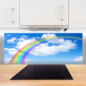 Nástenný panel  Dúha nebo mraky príroda 125x50 cm