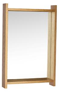 Zrkadlo v dubovom ráme Forma Natural 60 × 40 cm
