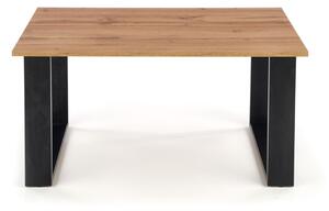 Konferenčný stolík LIBRA, 100x50x64, dub wotan/čierna