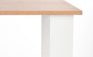 Konferenčný stolík LIBERA, 100x50x64, dub zlatý/biela
