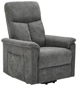 RELAXAČNÉ KRESLO, textil, sivá Cantus - Kreslá