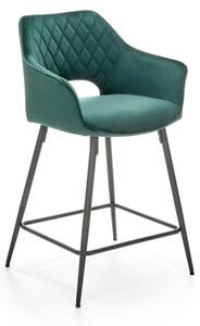 Barová stolička H-107, 55x96x51, zelená