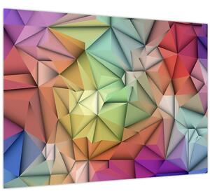 Obraz - Polygonálna abstrakcia (70x50 cm)