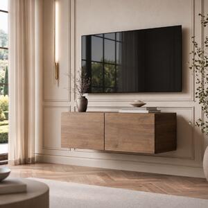 ZÁVESNÝ TV STOLÍK ELEGANTE ORECH 100 cm