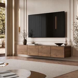 ZÁVESNÝ TV STOLÍK ELEGANTE ORECH 200 cm
